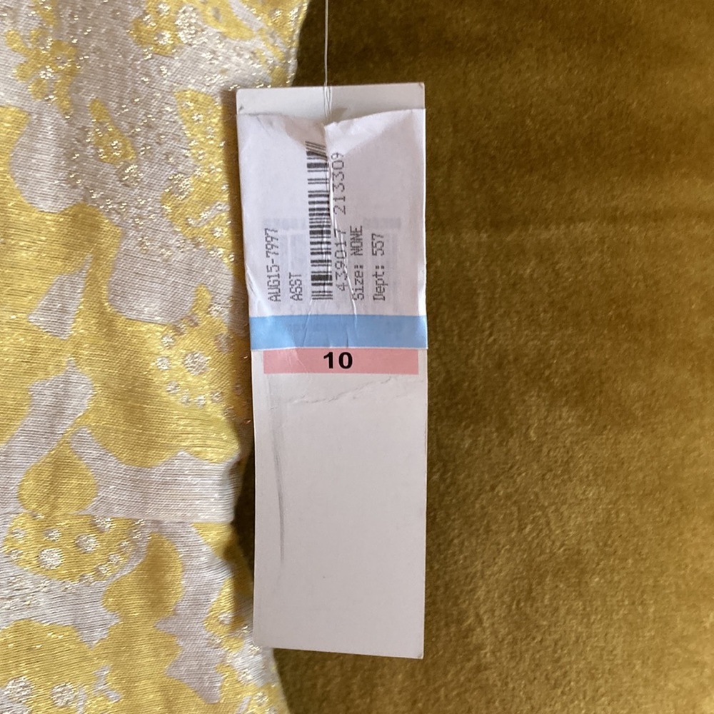 Ivy + Blu yellow gold and cream cap sleeve knee length dress - Picture 3 of 4